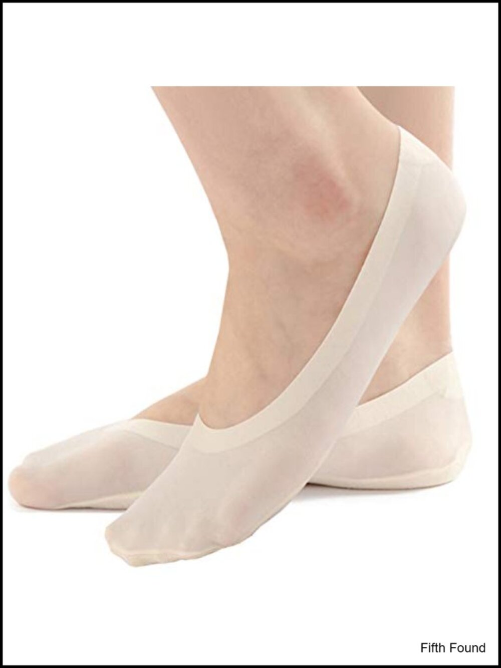 No Show Thin Cotton Nylon Liner Socks Low Cut Non Slip Hidden Invisible Womens